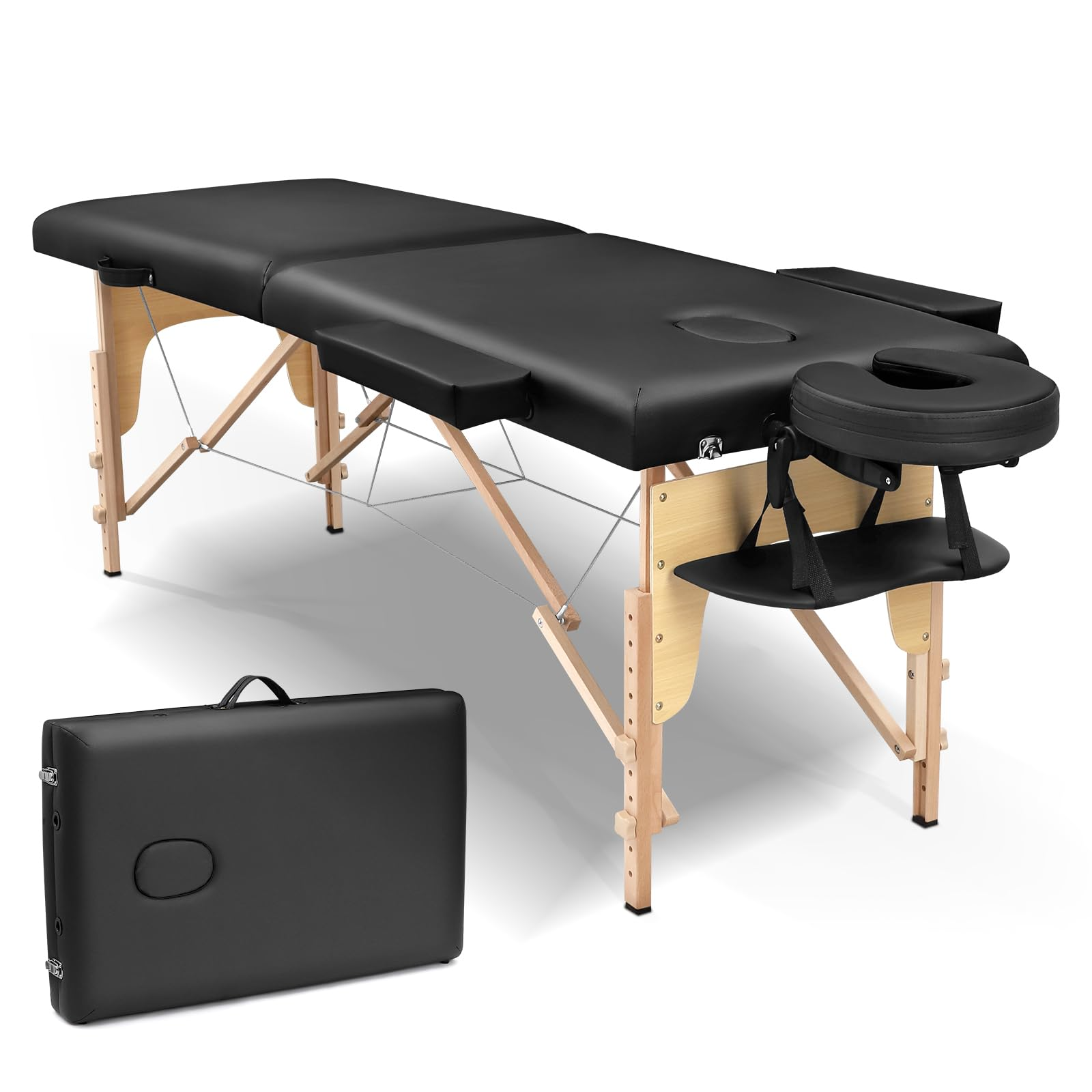 Better Furniture Wholesale Camillas De Masajes Wood Portable Folding Massage Table Beauty Salon Spa Facial Massage Table Bed