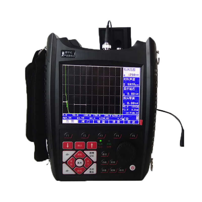 High quality Ultrasonic Flaw Detector NDT with Extra Probes With USB Detection range 0 to 25000mm