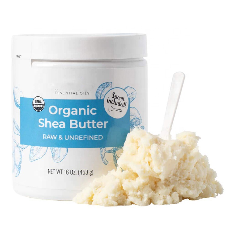 Private Label Raw Unrefined Organic Shea Butter Deep Moisturizing Shea Body Butter
