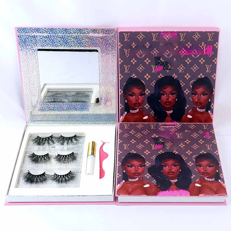 Private label lashes boxes mink eyelashes eyelash box packaging custom lashbox packaging