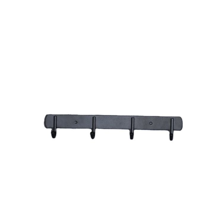Cheap Price Bathroom Clothes Wall Hook Nordic Decorative Metal Black Stainless Steel Towel Rack For Kitchen Shower Room