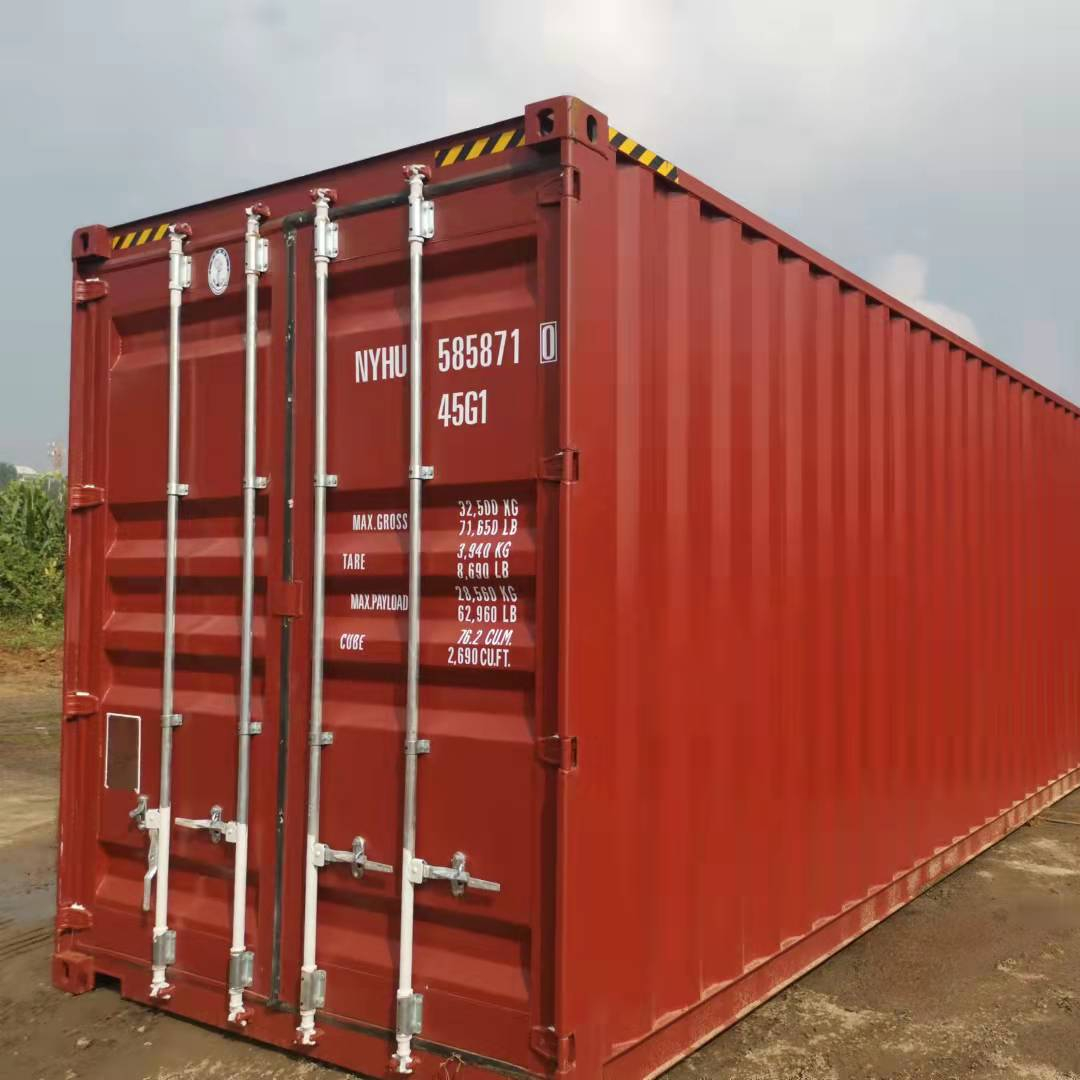40ft new dry shipping container in Qingdao port(2)