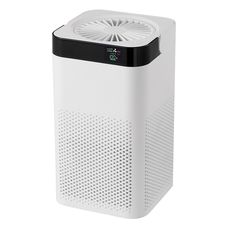 MYVOES Новое поступление, оптовая продажа, HEPA 13 фильтр, дымовой Pm2.5 очиститель для рабочего стола UVC, портативный очиститель воздуха для дома с УФ-светом