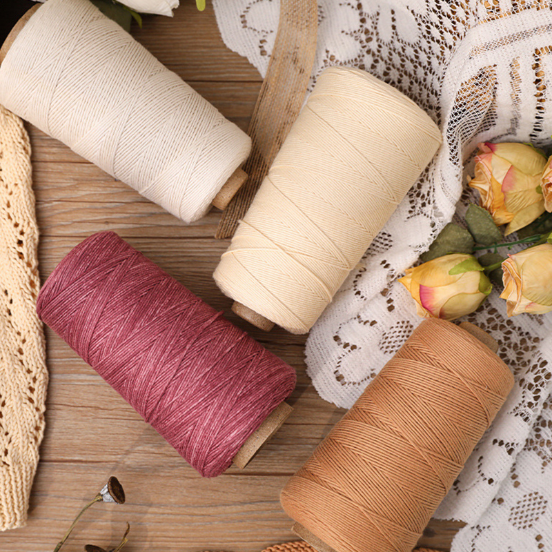 ZENGLONG custom multi color 100% cotton 200g 10ply hand knitting fancy yarns crochet knit cotton fabric yarn for wholesale