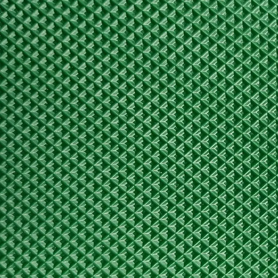 High Quality Diamond Pattern Green PVC Conveyor Belt for Industry Use