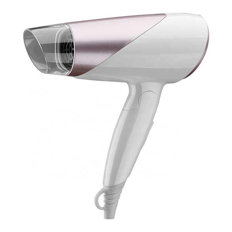 Powerful DC Motor Foldable Hand Blow Dryer OEM Leafless Ionic Professional Hair Dryer
