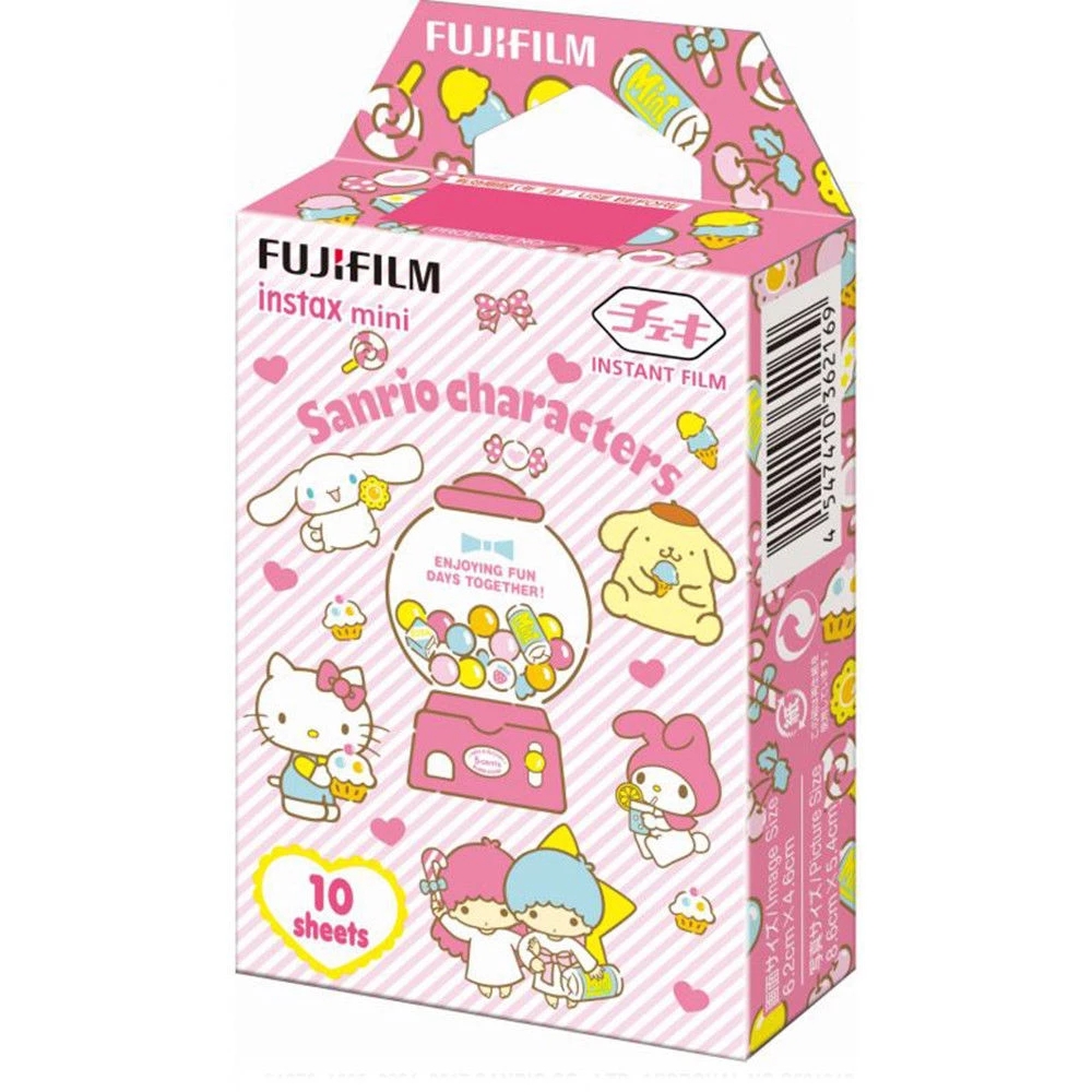 Fuji instax polaroid mini paper Sanrio с персонажами 10 звезд для mini7 + / 9/11/40/90 / LiPlay/EVO/hellokitty/Link2