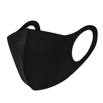 Cheap soft light weight face mouth muffle polyester and spandex washable reusable mouth cover