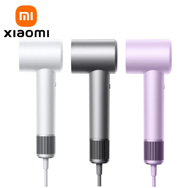 Высокоскоростной фен для волос Xiaomi Mijia H501 2 мин. Быстрый сухой волос 3 цвета с низким уровнем шума умный регулятор температуры Анионный Фен