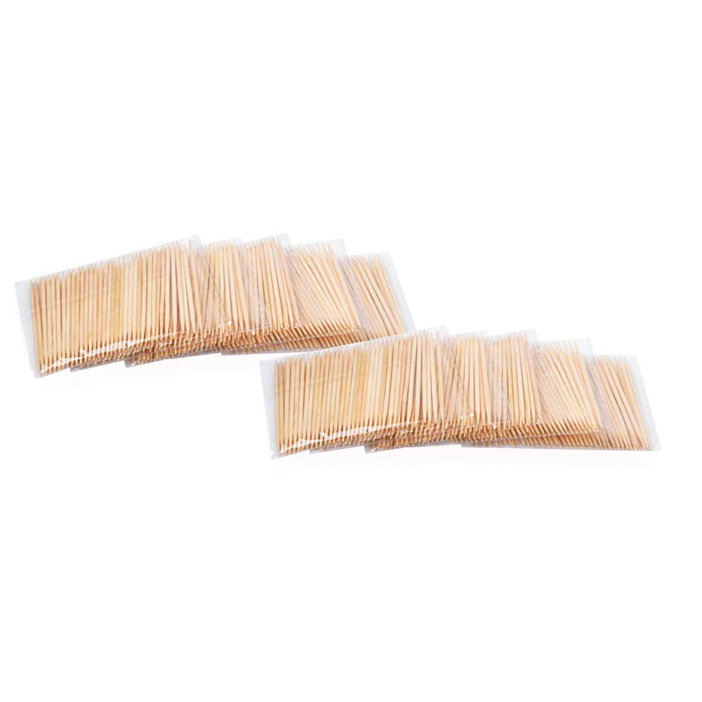 Eco-Friendly Bamboo Toothpicks Wholesale Biodegradable Birch Wooden Toothpicks Manufacturers Cure-Dents En Bois Avec Emballage