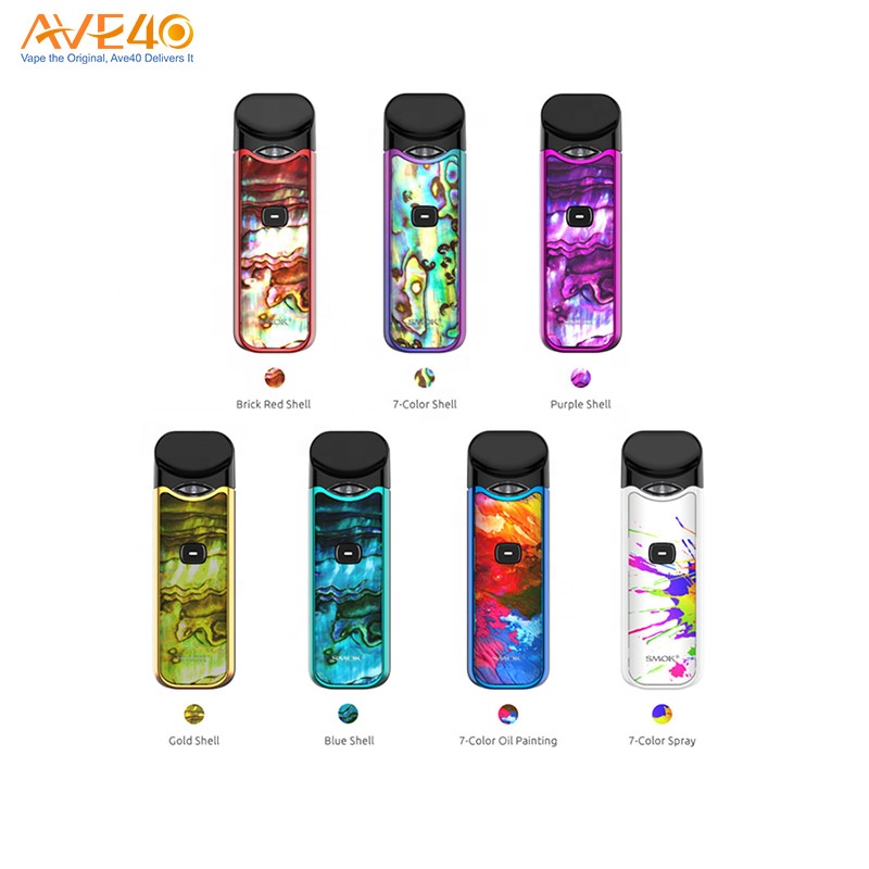 2019 новый продукт, вейп smok nord 1100 мАч, набор Pod System Kit SMOK Nord