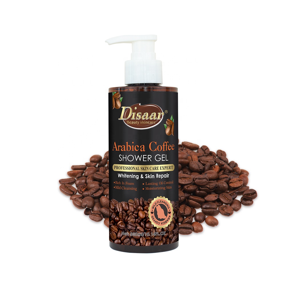 Disaar Natural Coffee Extract Body Wash Beauty Whitening Moisturizing Shower Gel
