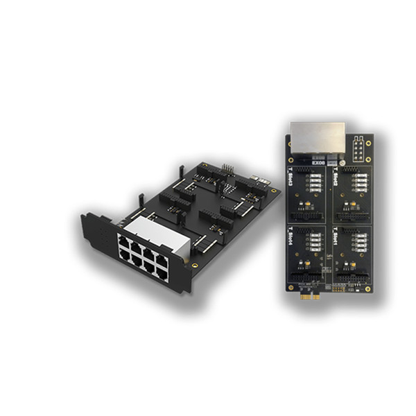 Оригинальная новая карта расширения Yeastar EX08 4 встроенных слота модуля и 8 интерфейсов на панели Yeastar EX08