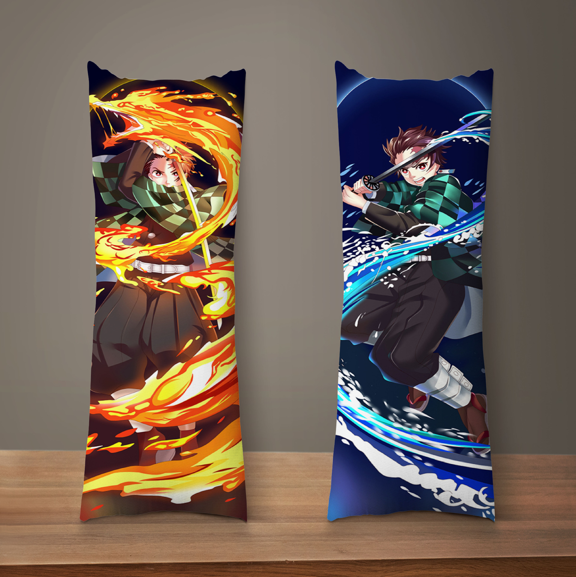 Tanjirou Kamado Nezuko Demon Slayer hugging body pillow cover case dakimakura pillowcases anime Demon Slayer dakimakura