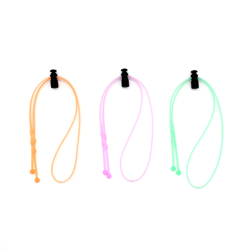 Amazon Hot Sale Extender Adjustable Face Masking Anti-Lost Silicone Ropes Hanging Lanyard Holder