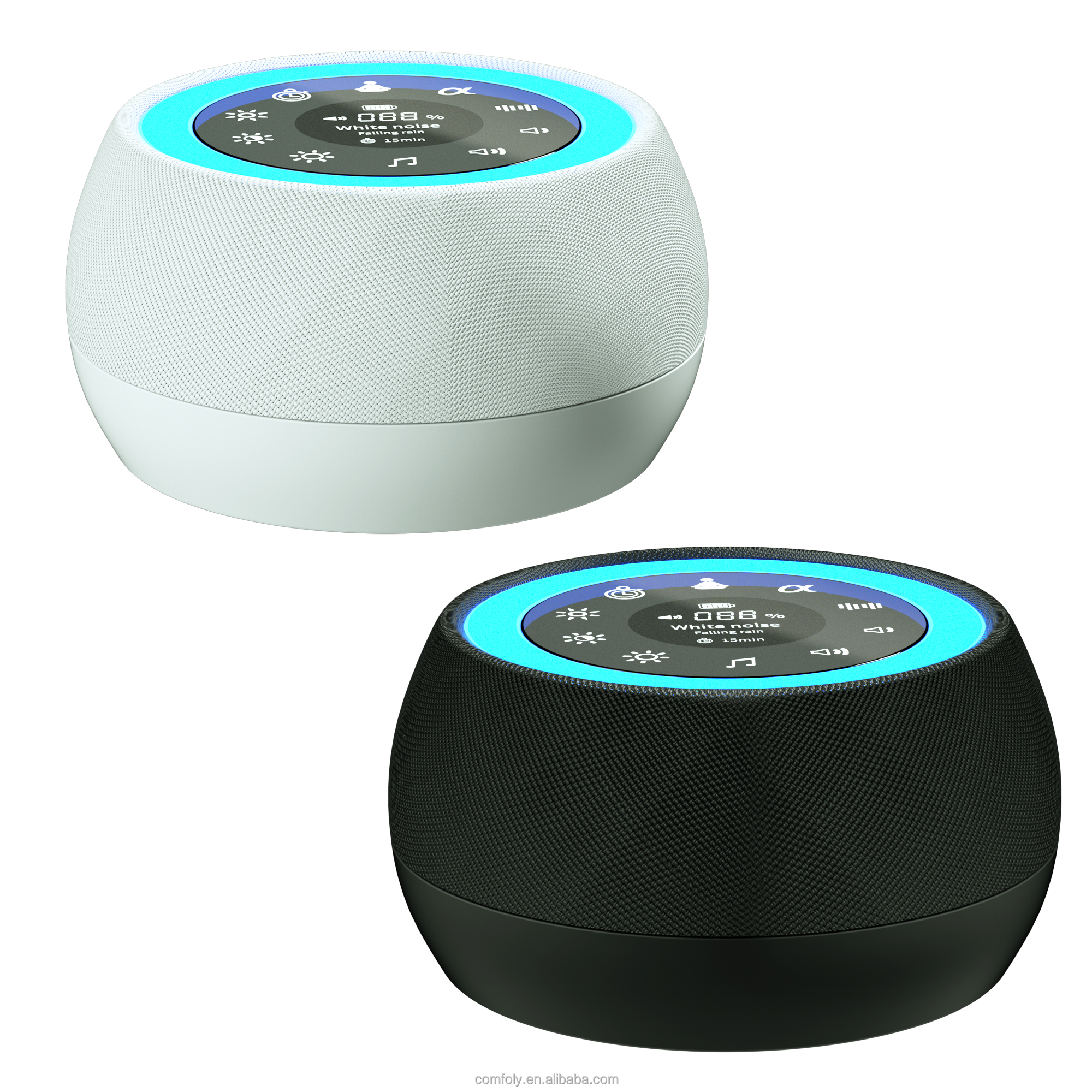 wholesale Non Looping Natural Soothing Sounds maker adjustable Volume USB charging sound machine diffuser for sleep