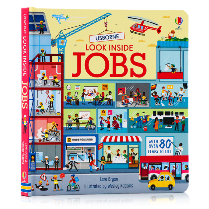Children's book work cognitive stereoscopic flip hardcover board