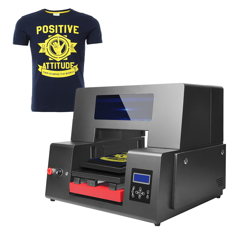 Refinecolor New Product Printing Machine A3 XP600 DIY Customize T-Shirt 3D Inkjet Flatbed Sublimation Printer For tshirts