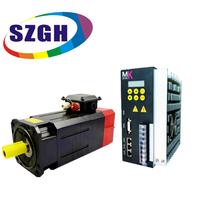 Горячие продажи полностью комплект УВД мотор шпинделя 35N.m 8000PRM 5.5kw ac сервомотор шпинделя для числового программного управления