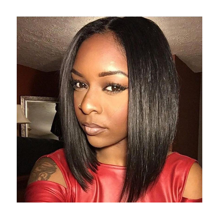 Hot Sale Customer Color All Styles High Temperature Wire 100% Virgin Human Hair Novel Short Human Hair Wigs