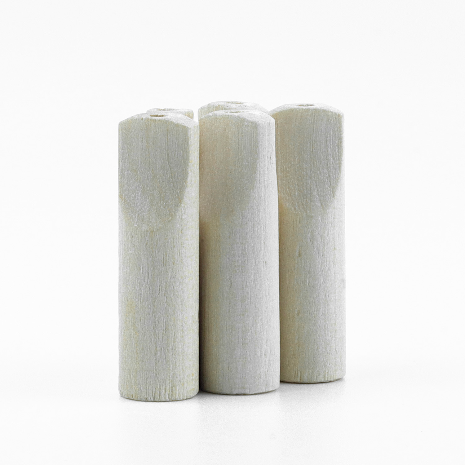 High Quality Custom Smoking Accessories Wood Filter Tips Flat Mouth Small Wooden Cigar Tips Tobacco Filter Tips With Holes