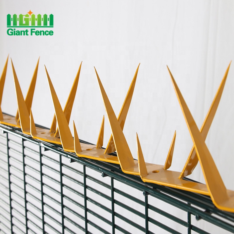 Manufacturer's High Security Anti-Climb Wall Fence Spikes PVC Steel Powder Coated Hot Dip Galvanized for Gate Farm Fencing