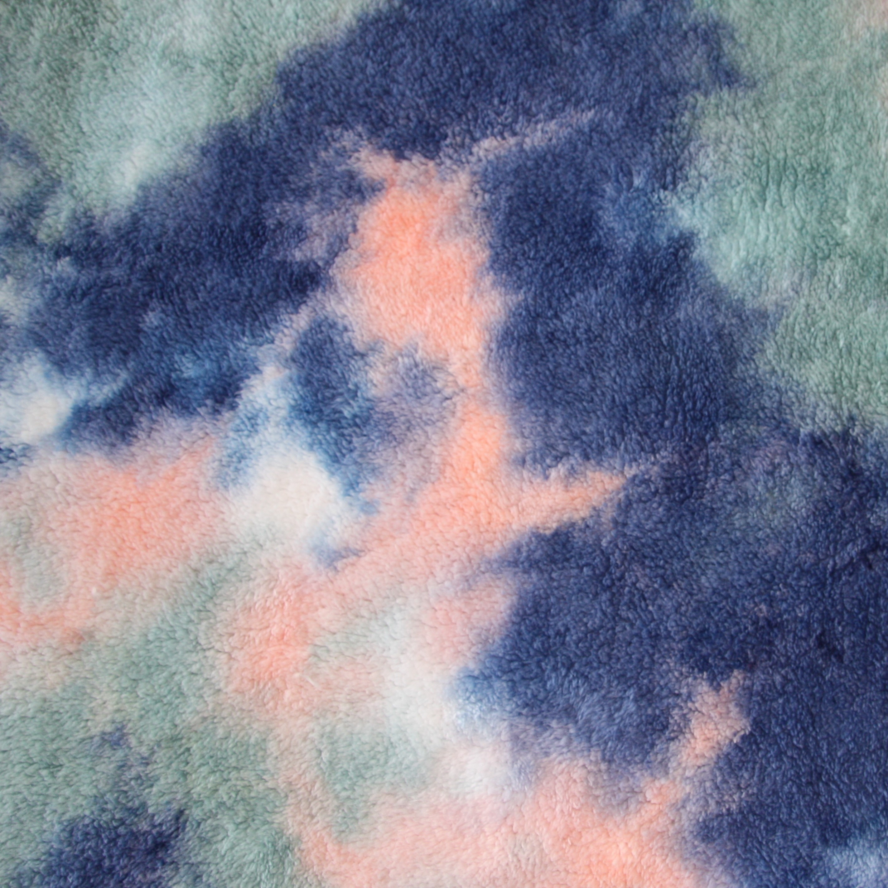 Цветная фланелевая флисовая ткань для пижамы с принтом Tie-dye 100% полиэстер
