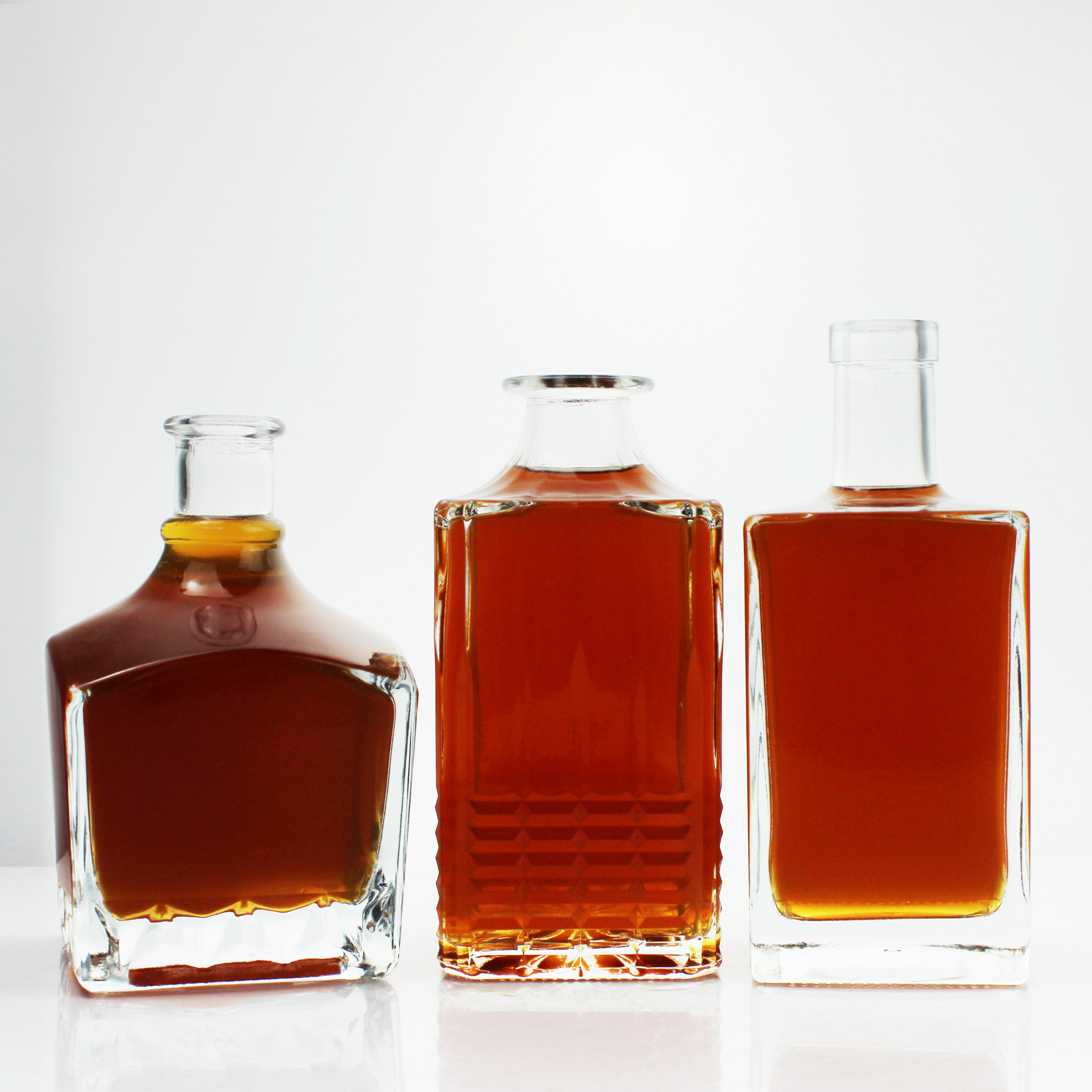 200ml 375ml 500ml 700ml 750ml Spirits Empty Glass Liouor Bottle of Factory
