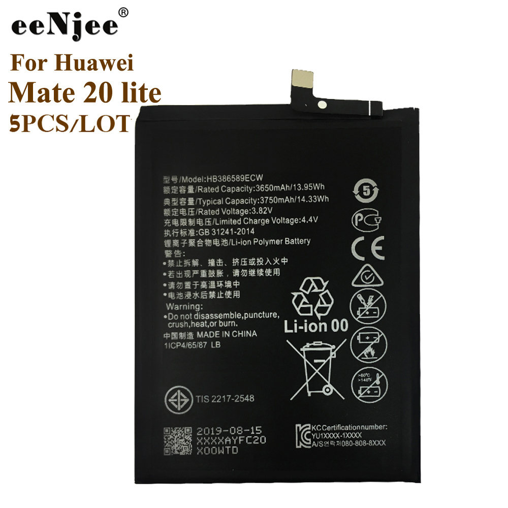 Батареи сотового телефона HB386589ECW для Huawei Mate 20 Lite P10 рlus Honor 8X вид 10 BKL-L09 Honor 20 20S Nova3