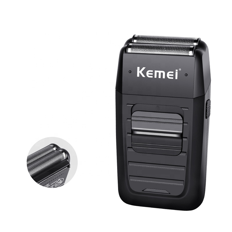 Kemei KM-1102 электробритва для мужчин с двойным лезвием с возвратно-поступательным движением бороды бритва уход за лицом многофункциональная прочная машинка для стрижки