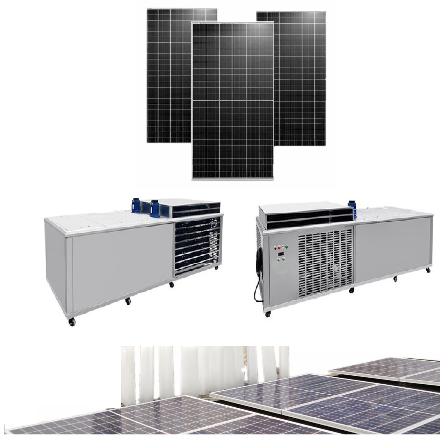High - Power 2000W Off - Grid PV Solar Generator Ice Maker ICE Brick Machine for Nigerian air Conditioner