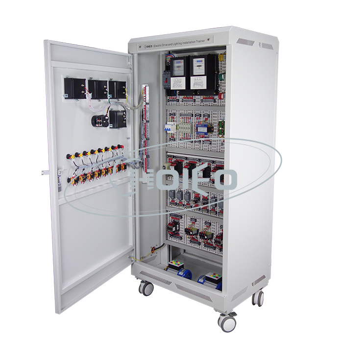 CE-245 Electric Drive and Lighting Installation Trainer Electrician maintenance trainer Electrical Educational Equipment