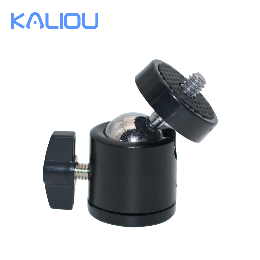 Высококачественное мини-шариковое крепление Kaliou 1/4 "с винтовым креплением для штатива DSLR-камеры
