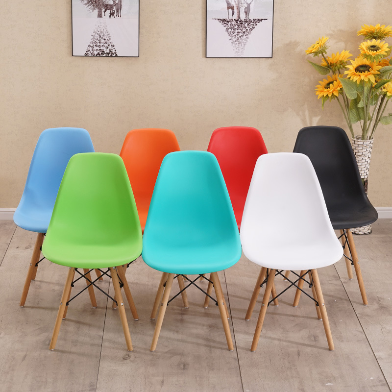 dining room chair sets 6 chairs plastic durable modern dining chair