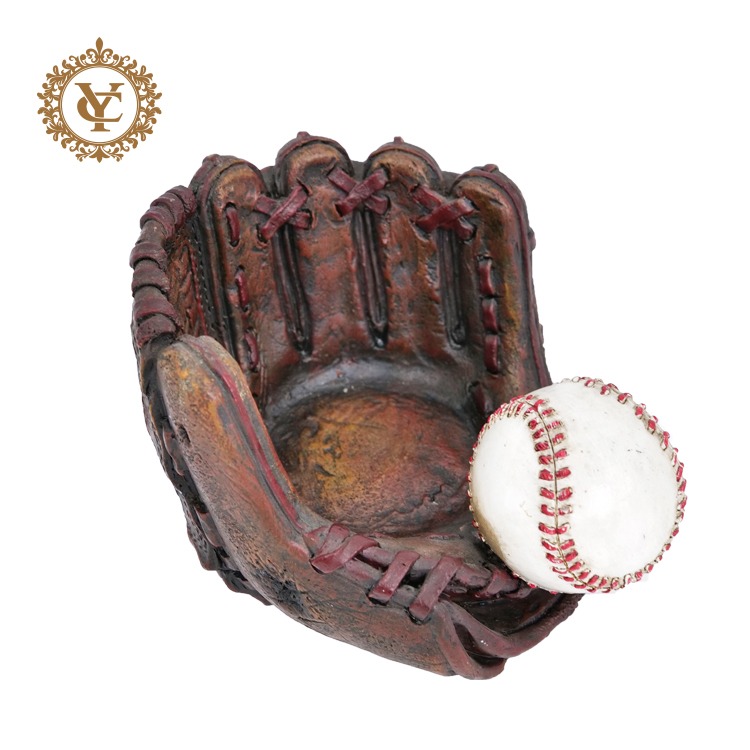 resin baseball mitten candle holder,candlestick holders,resin table top