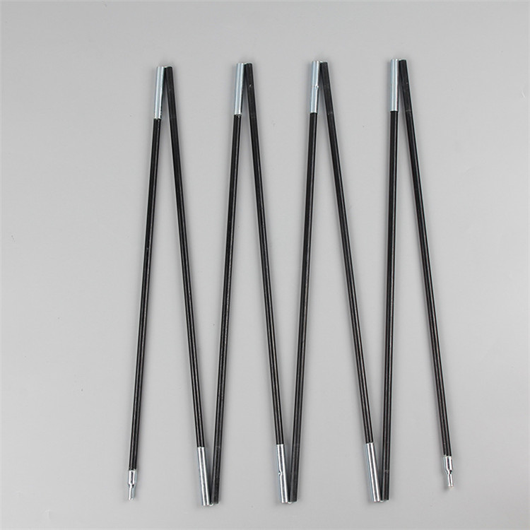 Aluminum Alloy Telescopic Aluminum Tarp Pole Seamless Tube Collapsible Camping Flexible Carbon Fiberglass Aluminum Tent Pole