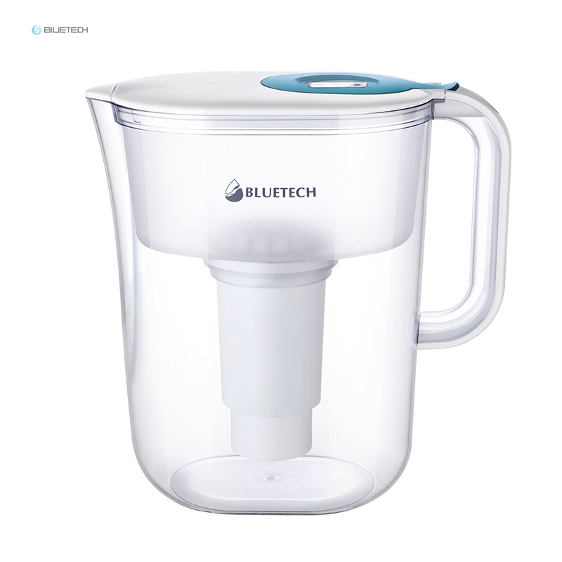 Increases PH 10 cup water filter with activated carbon filter replacement cartridge