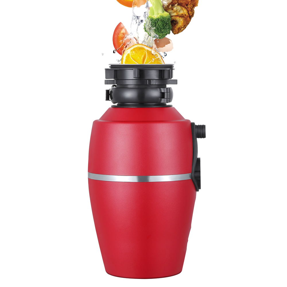 Sell Well New Type Household Electric Red Garbage Disposals With Auto-reverse Grind System