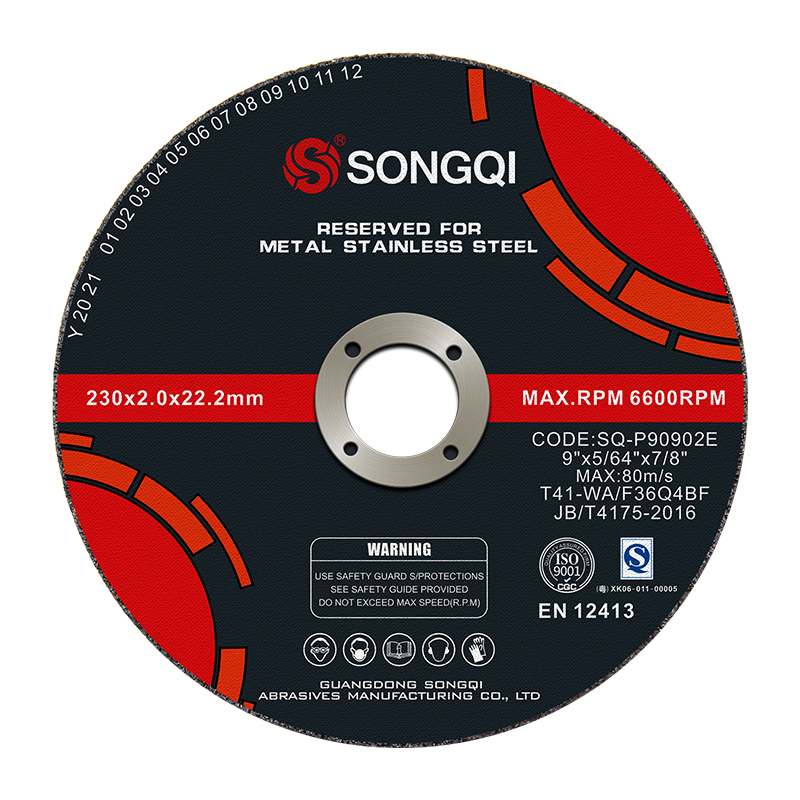 SONGQI Factory 4-16 дюймов (100-400 мм), отрезные диски, абразивный диск из нержавеющей стали для резки металла