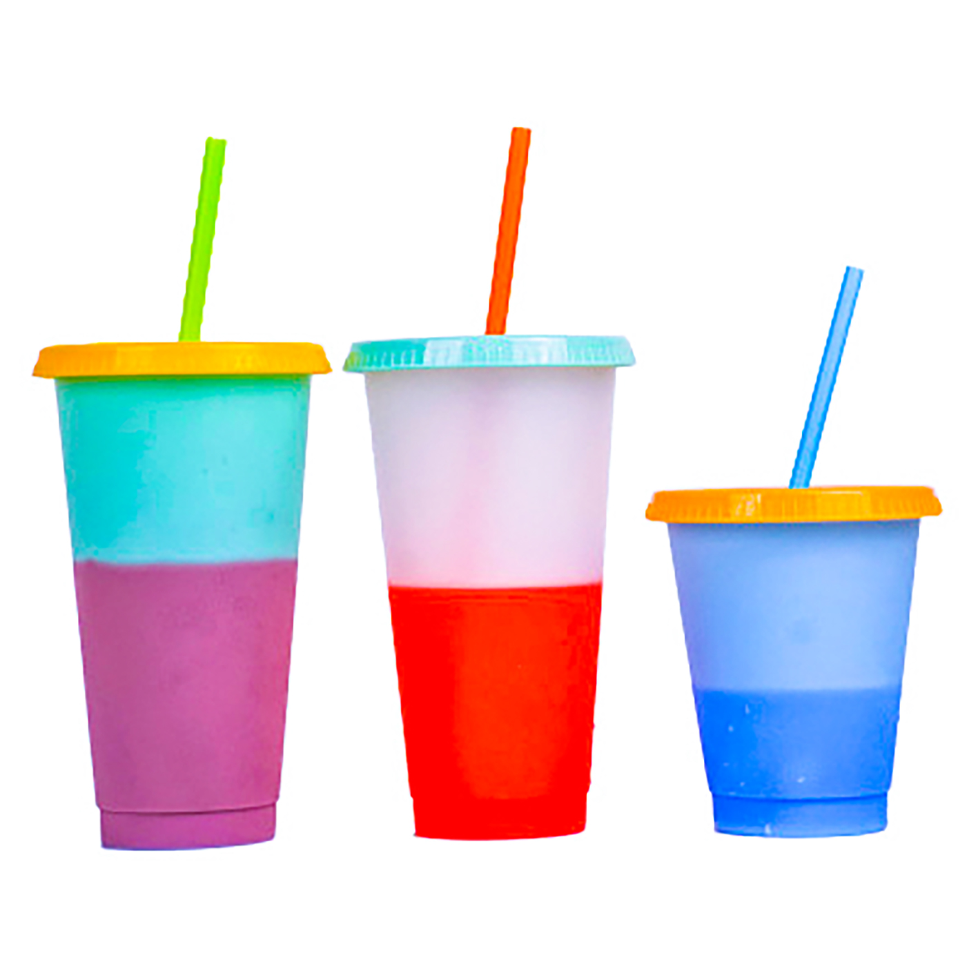 Hot Selling Magic Cup Changes Color According To Temperature Plastic Changing Cup