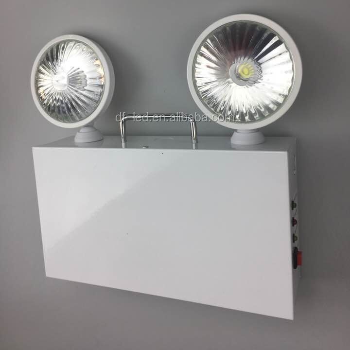 CE certification Led Twin Spot LED Emergency Flood Light Double Head Light 2*5W Led Emergency Lighting