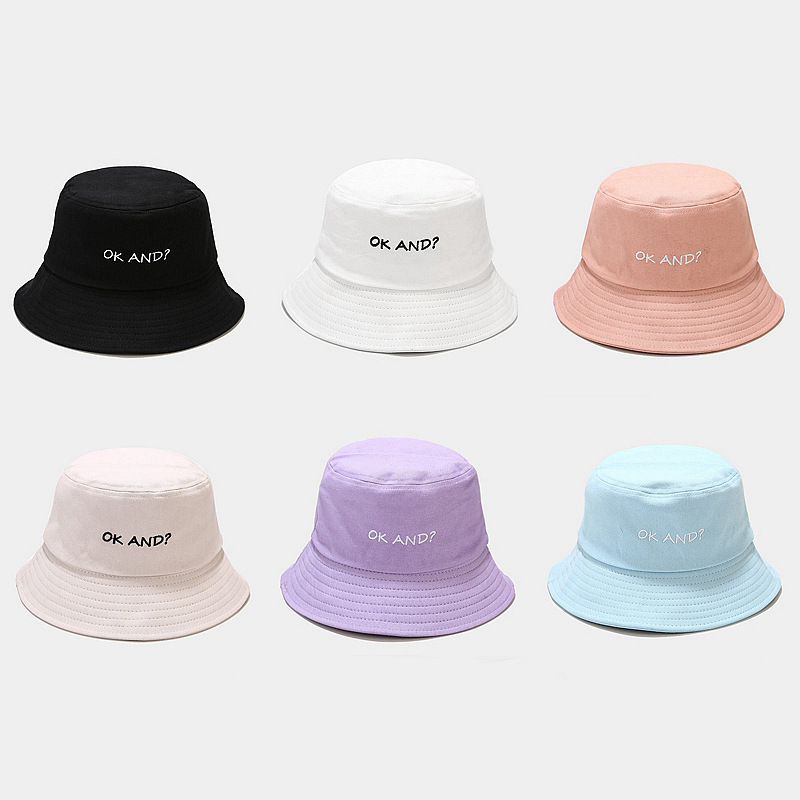 2021 Solid Color Fashion Spring Summer Bucket Fisherman Hats for Women