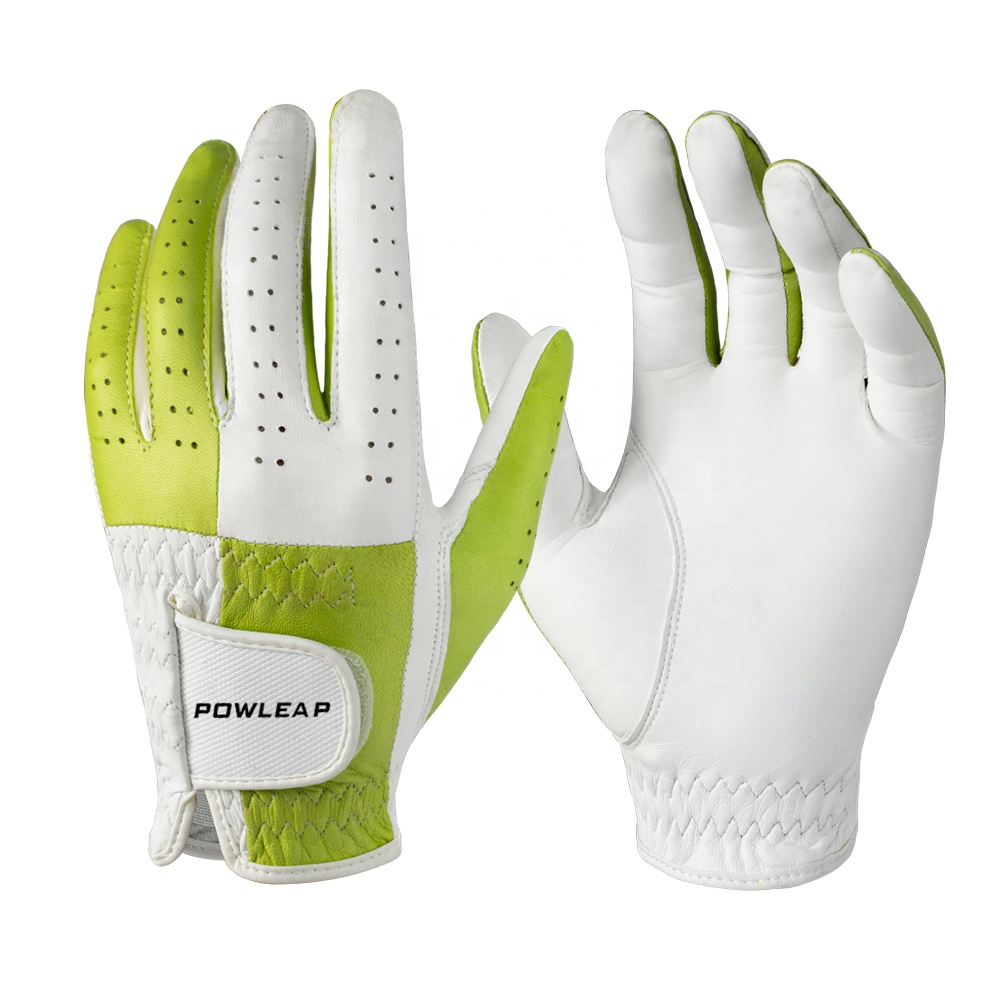 Breathable Golf Gloves Men's Left Right Hand Soft Comfortable Leather Anti-slip Man's Golf Gloves