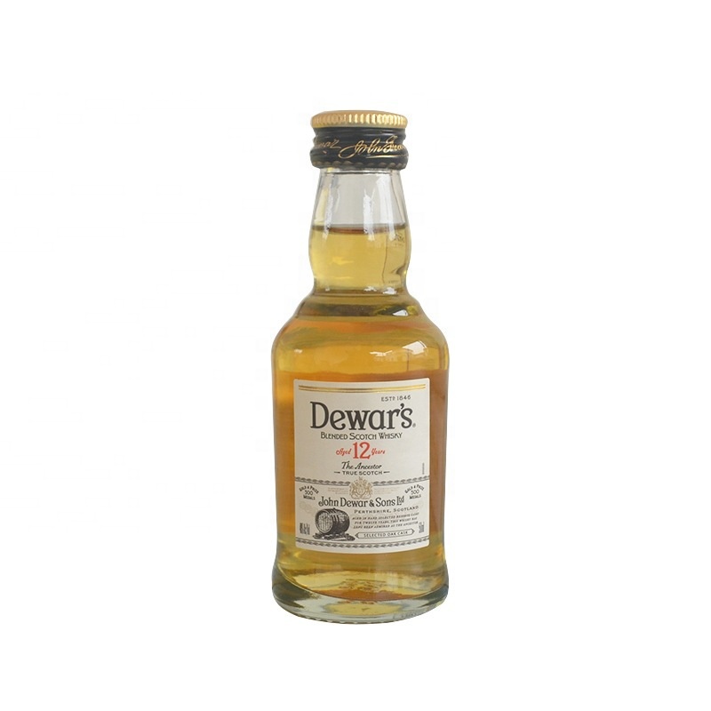 50ml 750ml Luxurious Whisky Glass Bottle for Alcohol Vodka Spirit Drinking for Home Bar Party Wedding