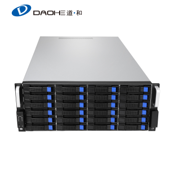 Корпус сервера хранения данных DAOHE 24 Bay, поддержка ATX 12x13 дюймов и SAS/SATA HDD 4u Hotswap, монтажное шасси в стойку
