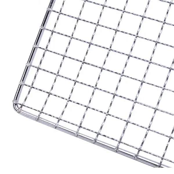 Hot selling, high temperature resistant, strong and durable, 10 mesh and 20 mesh stainless steel barbecue nets