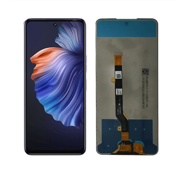 Полный экран в сборе для Tecno Camon 18. CH6n ЖК-дисплей с сенсорным экраном в сборе, стеклянная панель, дигитайзер, замена