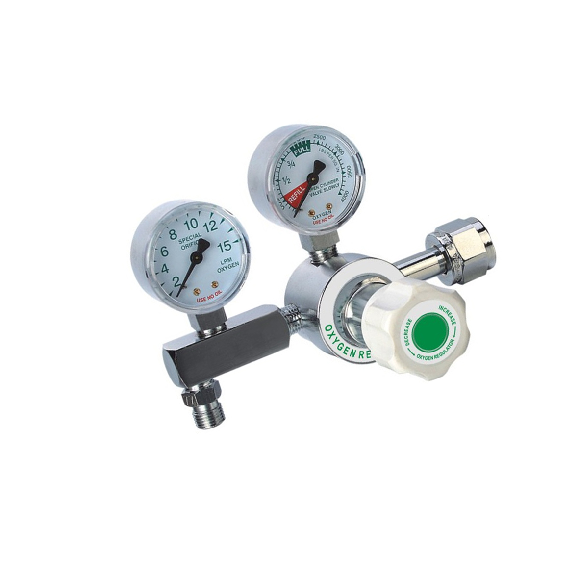 oxygen regulator Double table regulator CGA540 inlet high pressure PSI3000