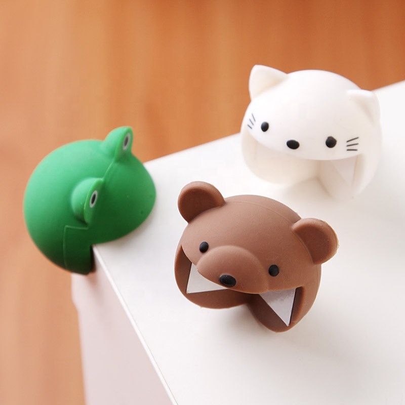 Animal cartoon design Corner Protectors, High Resistant Adhesive Baby Proof Corner Guards, Silicone Table Corner Guards
