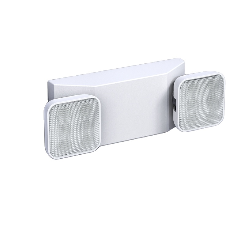 Recharge Quickly Ip35 6W Plastic 24 Hours Power Supply Led Emergency Light Twin Heads